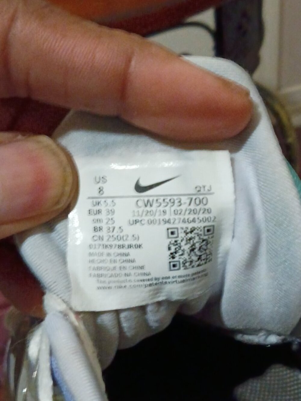 Nike Air Vapormax Plus Shoes Womens Size 8 Ombre Running Sneakers CW5593-700 - Picture 2 of 13